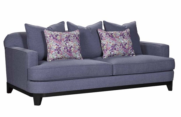 Broyhill - Augusta Sofa w floral pillows copy